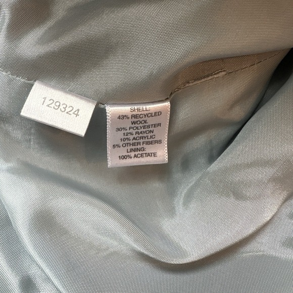 Talbots Women's Houndstooth Jacket Size 4 Brown 100% Wool Shell Blazer - Picture 5 of 5